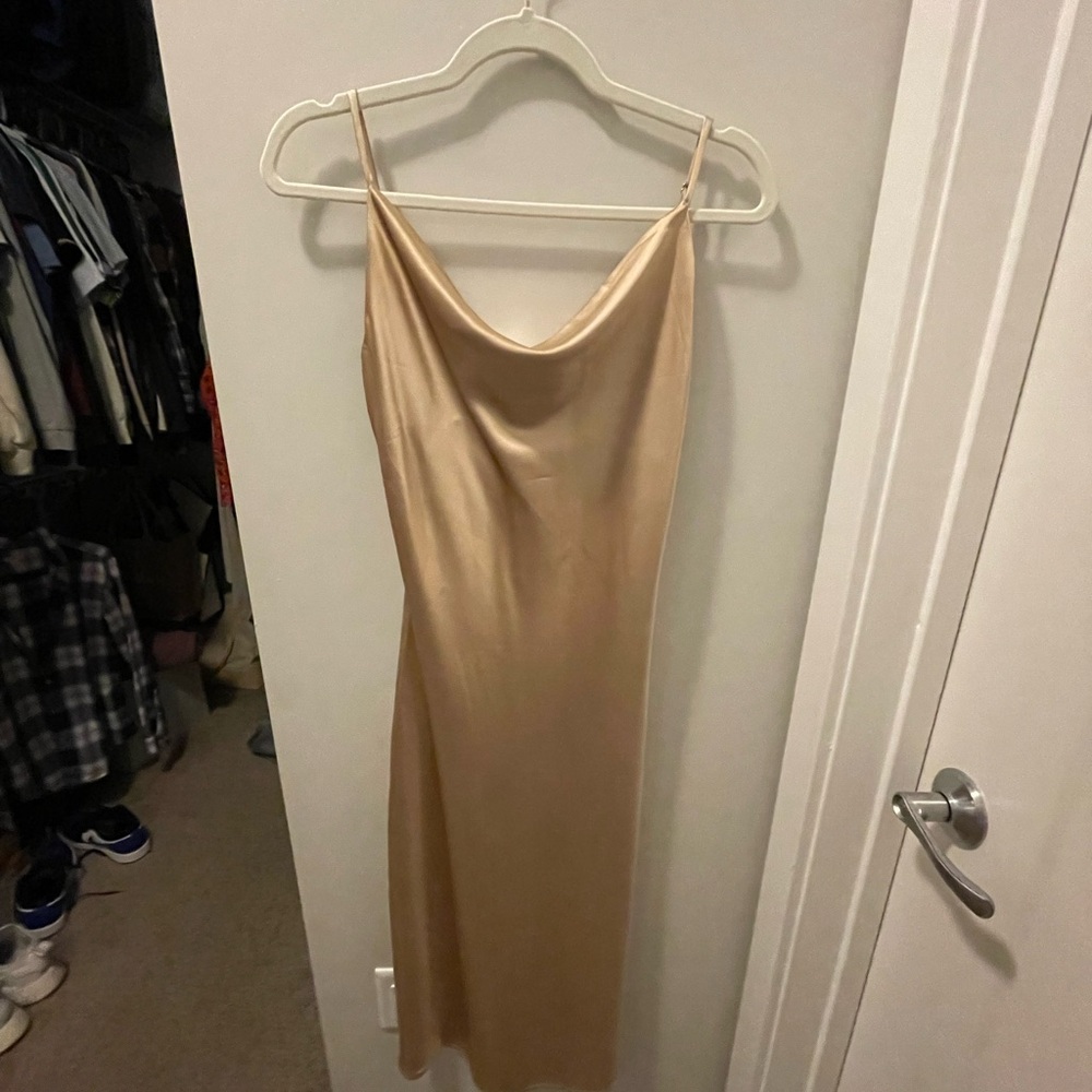 Hello Molly Gold dress